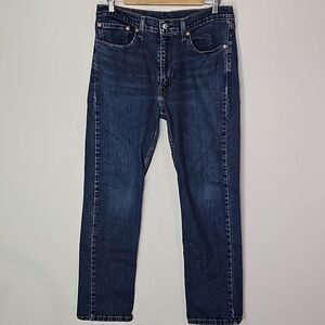 Levi's 514 dark wash 34x30 straight leg jeans